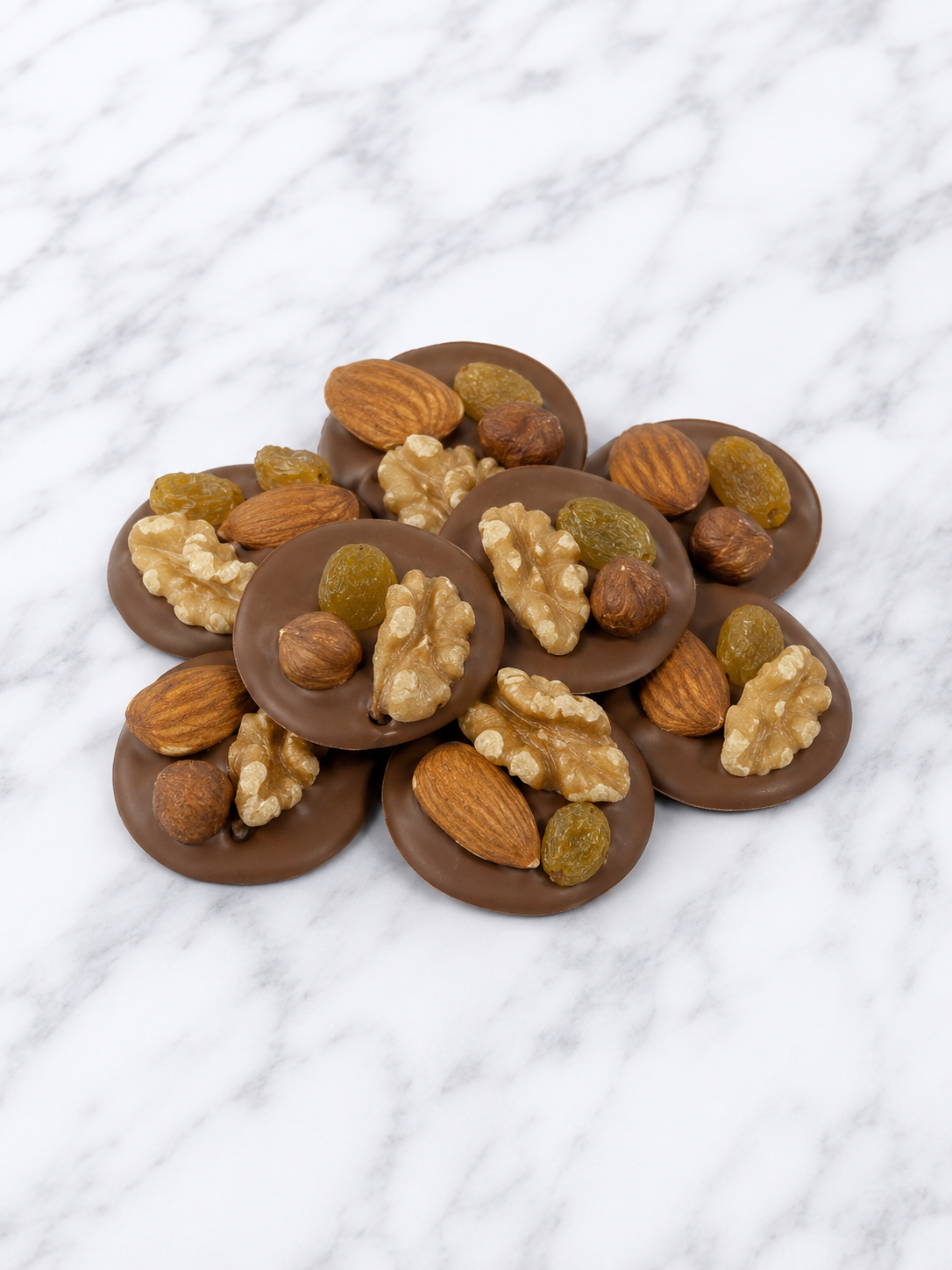 Mendigos de chocolate y frutos secos